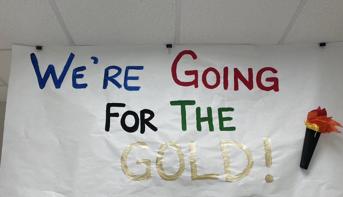 Monday mornings = working hard for @ClubHill_Cougars! They were already adding fractions and working on exploding notebooks for learning goals!  #gisdintersession #goforthegoldingisd