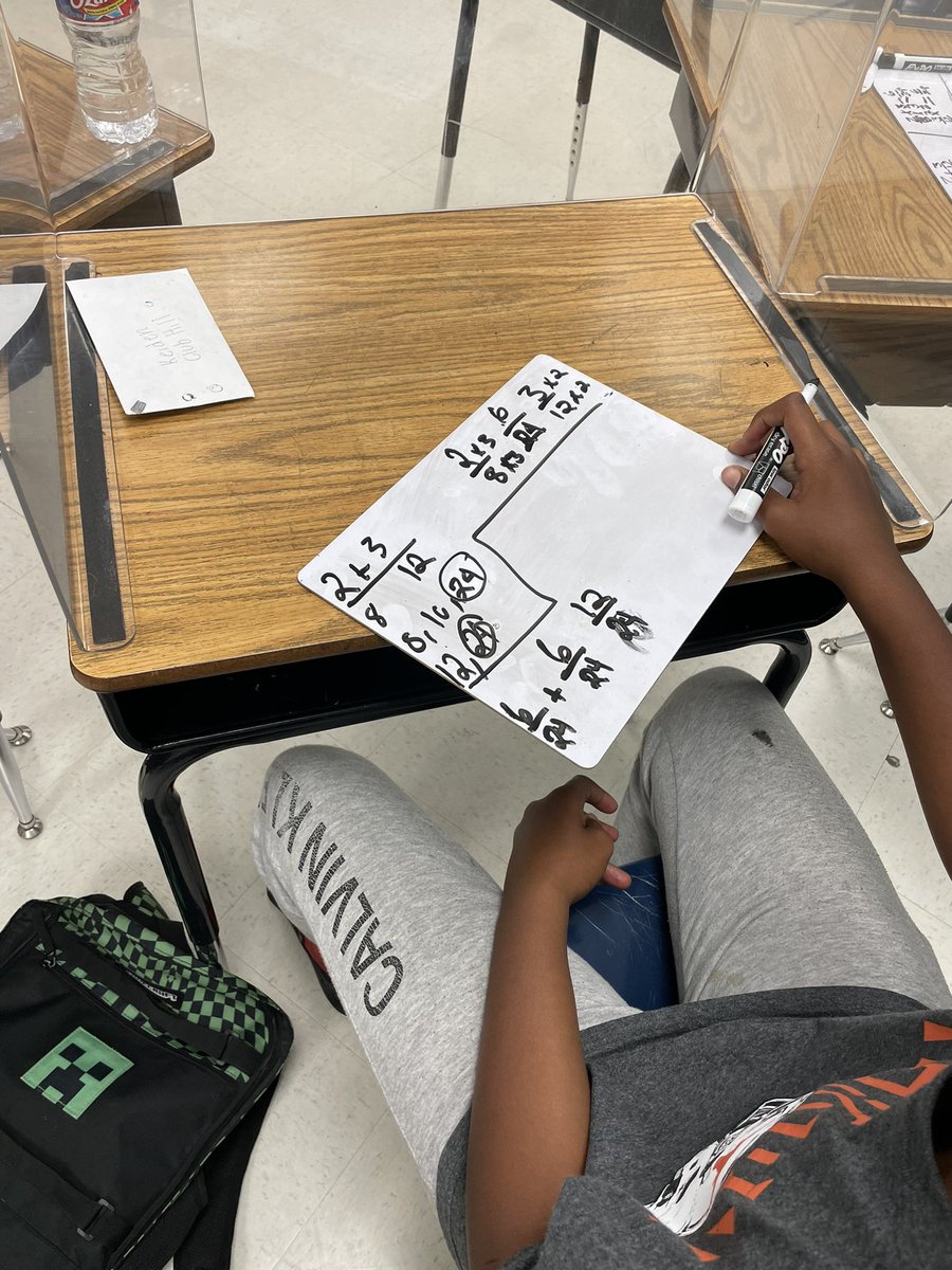 gisd_iteam's tweet photo. Monday mornings = working hard for @ClubHill_Cougars! They were already adding fractions and working on exploding notebooks for learning goals!  #gisdintersession #goforthegoldingisd https://t.co/CEwNDxivnk