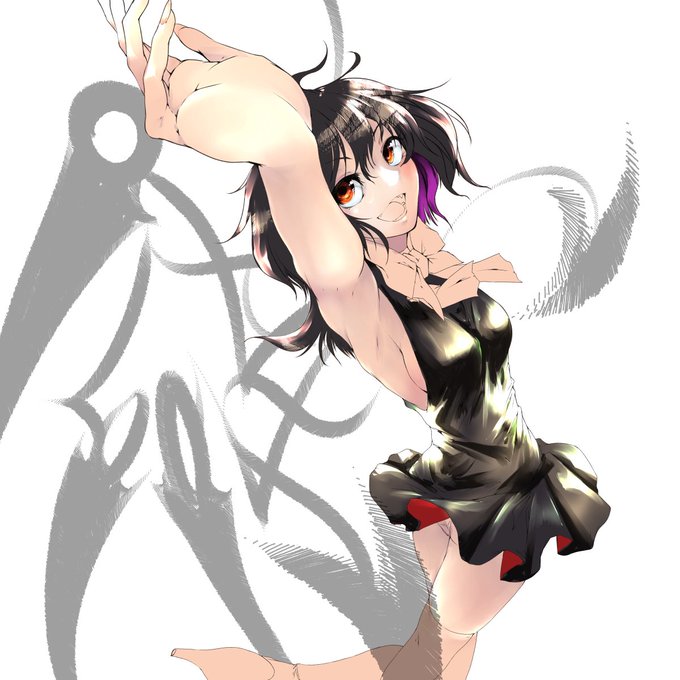 色塗り途中ぬえちゃん https://t.co/JVsxnP4Pgp 