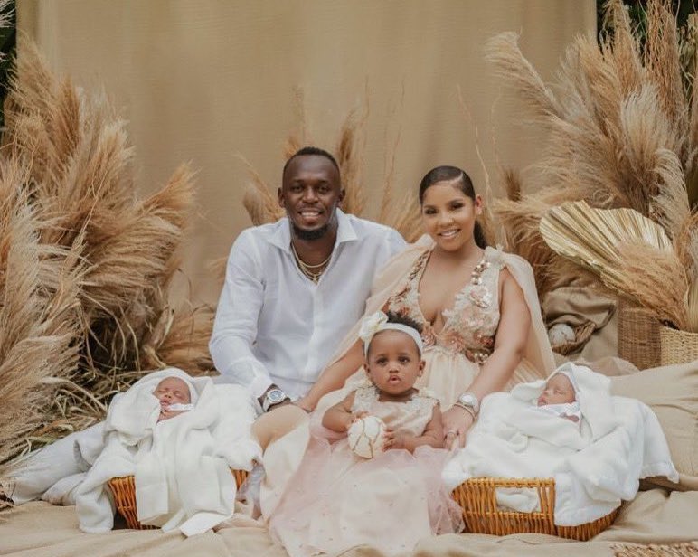 Usain Bolt and Kasi Bennett Welcomes Newborn Twin Sons, Thunder &amp; Saint Leo