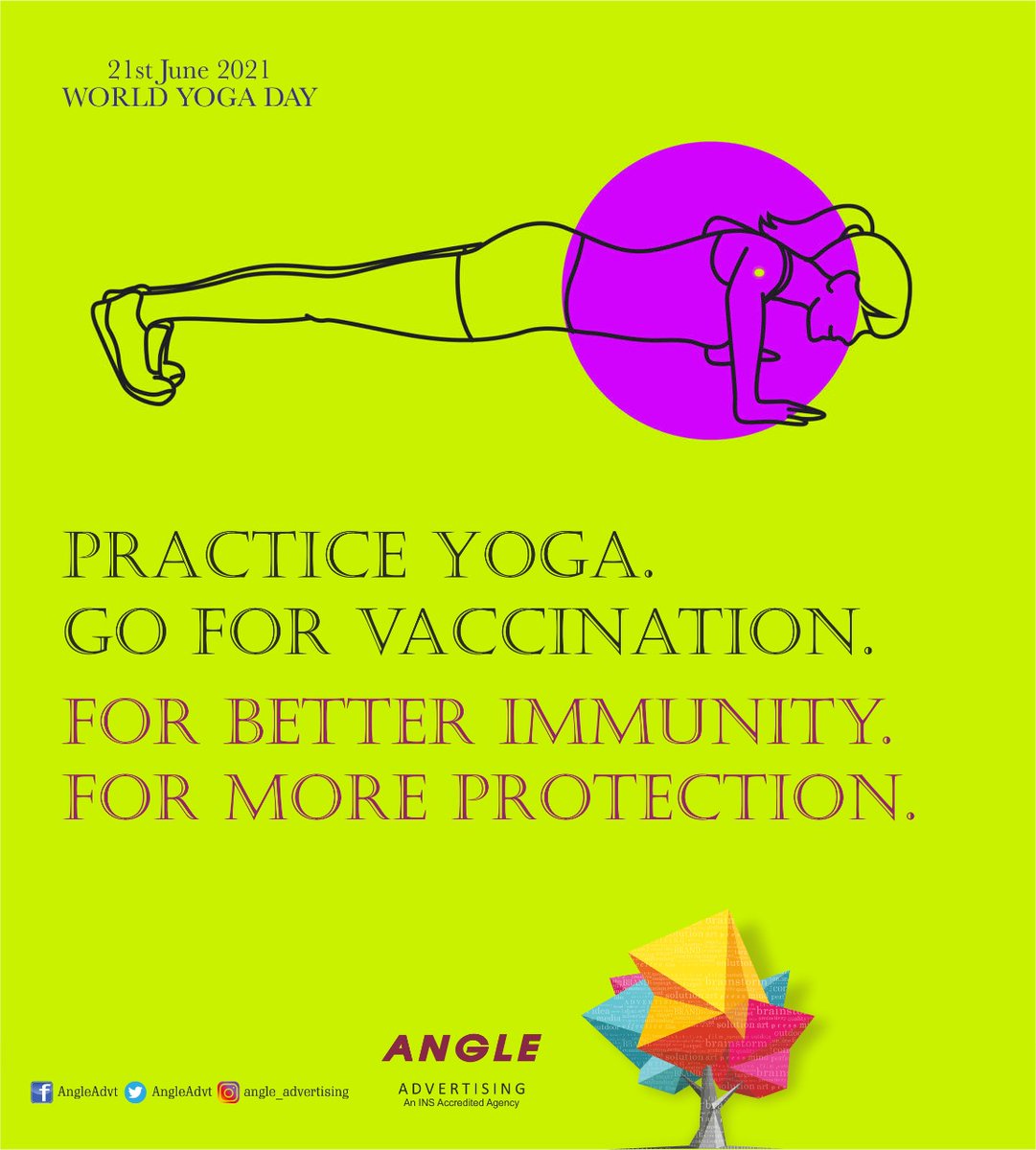 AngleAdvt's tweet photo. To perform every action artfully is yoga.
#YogaDay2021
#Marketing #Art #Design #AnglePune #Branding #BalanceOfCreativity #Angleadvt #DigitalMarketing #CreativeBranding #VideoProduction #EventManagement #punePune https://t.co/AqUIpqC5Ig