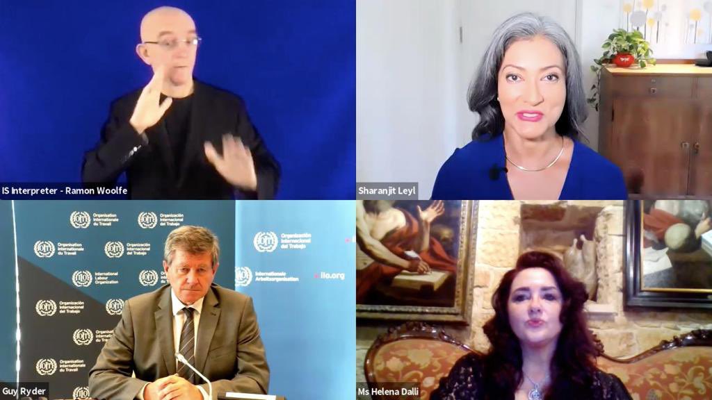 helenadalli's tweet photo. Today I addressed @ilo conference on the need to #Ratify190, as it will bolster our legal framework in providing remedies for victims & prosecuting perpetrators.
A #UnionOfEquality can be a #betterfutureofwork if it remains free from workplace violence & harassment. https://t.co/Av5a8GFGmu