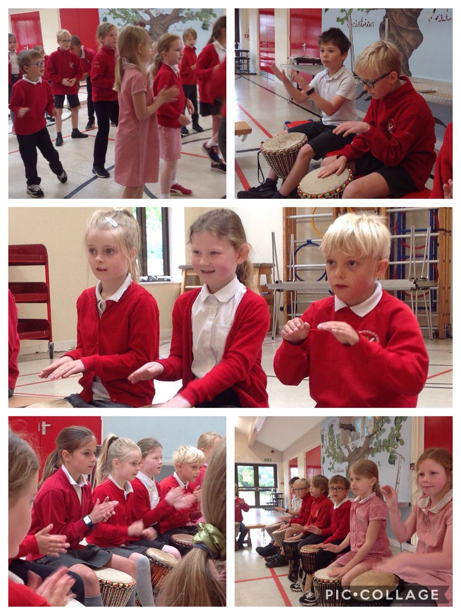 Willow had an amazing time learning about African drumming and dancing today! #fun#concentration #differentcultures