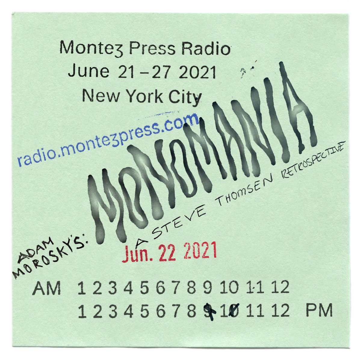 LAFMS's tweet image. 2 hour Steve Thomsen retrospective this Tuesday at 9PM EST. radio.montezpress.com