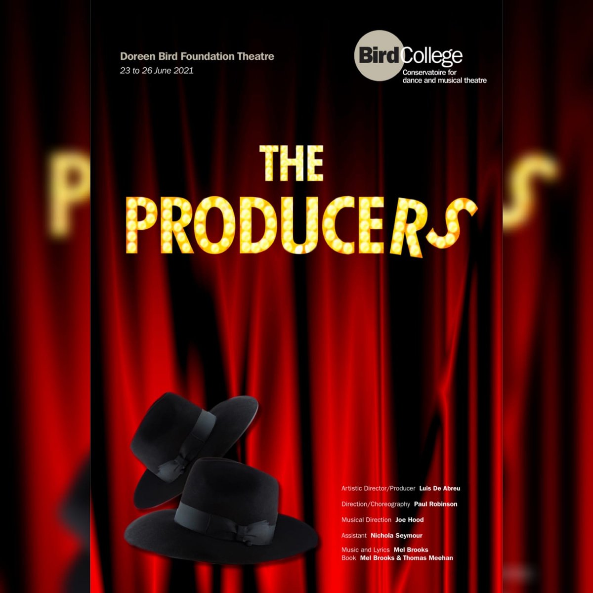 <a href="/luisdeabreu66/">Luis De Abreu</a> is sending the best of luck to all the wonderful cast, creatives and crew of <a href="/BirdCollegeUK/">Bird College</a> production of The Producers! #proud