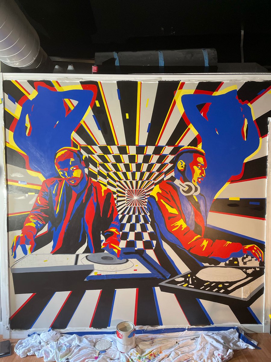 We are so honored for this mural created by a close friend of ours at a club in Rhode Island! 🔥🔥