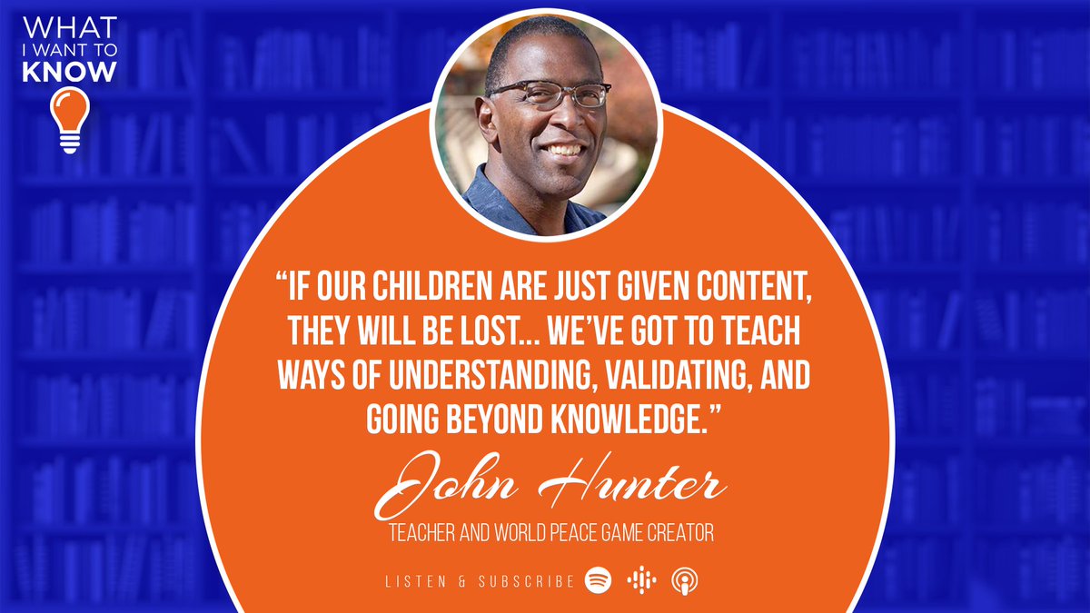 kevinpchavous's tweet photo. John Hunter, fourth-grade teacher and creator of the World Peace Game, shares tips for cocreating lesson plans that engage students. #futureofed #WIWTK https://t.co/WwGZjWNLrM https://t.co/OG2Dr9wHbQ