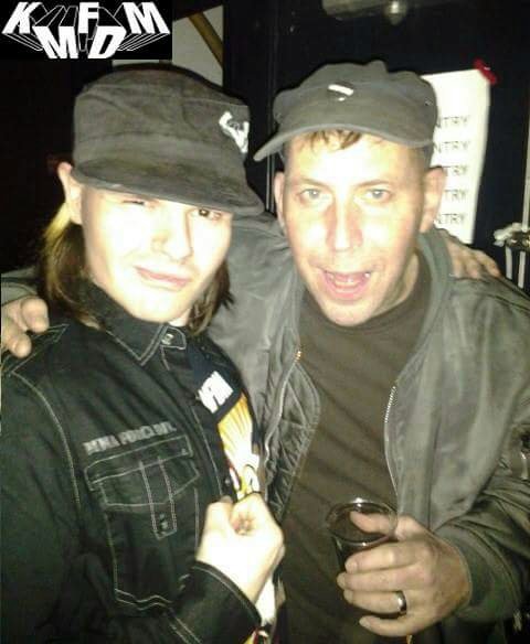 Godlike_Virus's tweet photo. A much Happy Of Birthday to #UltraHeavyBeat Commander @SaschaKMFDM on this day. 🤘❤🤘 Thank you always for the many years of tunes and memories since 1995 when I discovered @KMFDMOfficial. Including these two occasions when we met in 2013 & 2015. #HauRuck! https://t.co/l9jeoIxylW
