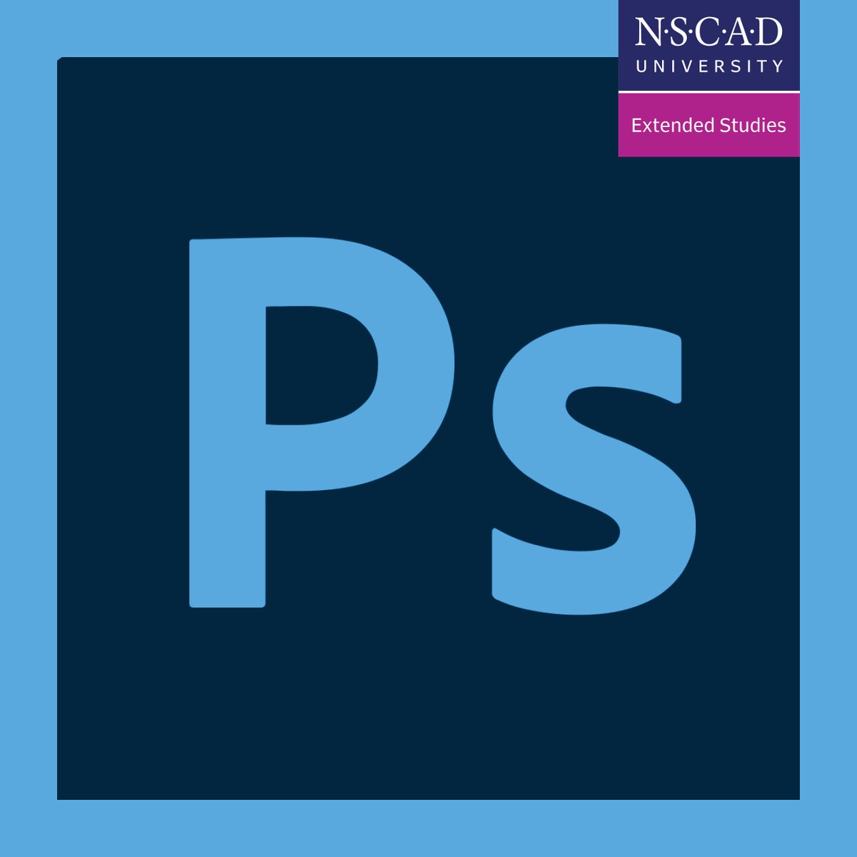 Ever wanted to learn Adobe programs? Join NSCAD Extended Studies this summer for Introduction to Adobe Photoshop, taught by Emma Allain, used editing photographs, creating digital art, graphic design, and more!

Open to ages 16+!

For more information: nscad.ca/study-at-nscad…