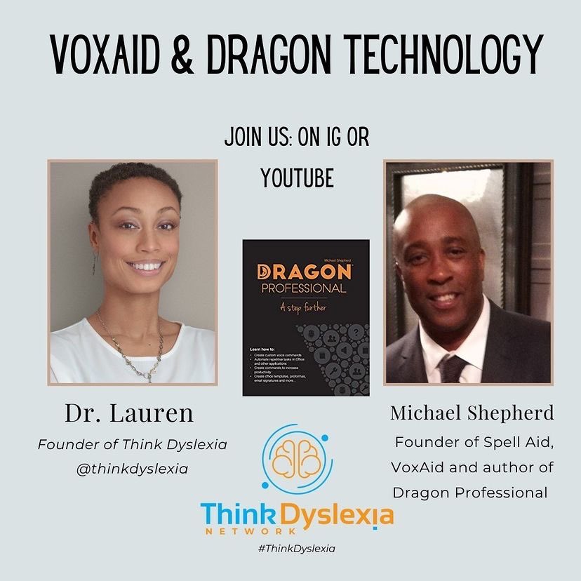 This interview will premiere on my YouTube channel next Monday! Stay tuned. <a href="/DragonSpeechTip/">Dragon Speech Tips</a> <a href="/SpellAid/">Spell Aid</a> <a href="/voxaidAT/">voxaid</a>