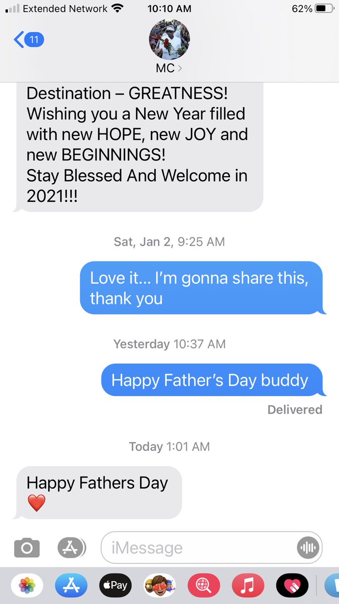 Two or three times a year I send a text to this man, we met him at a signing i was part of with The MAYHEM! comic crew. He Always responds… super nice guy.