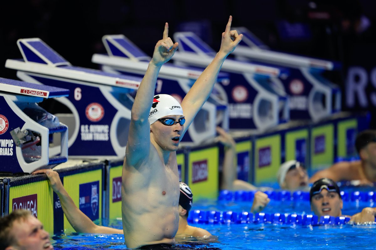 uofl's tweet photo. The U.S. Olympic Swimming Trials came to a close last night, solidifying the final roster for the Tokyo Olympic Games starting July 23. 

Included on that roster is @UofLswim_dive alum Zach Harting. Congratulations, @hartingz! We'll be cheering you on with our Ls up! ❤️🖤 https://t.co/n0DMcFKzbT