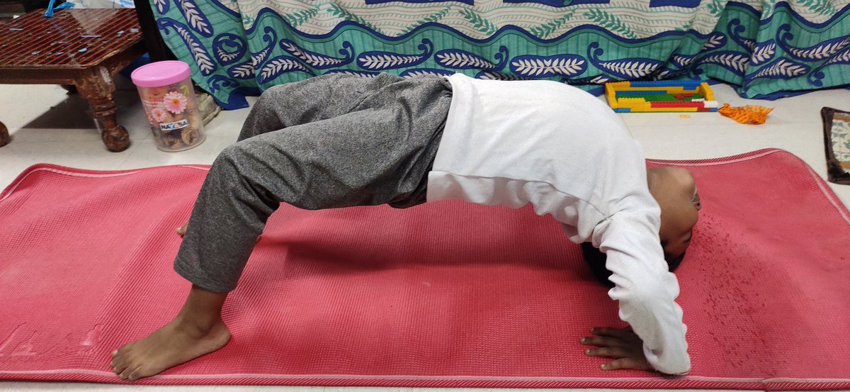 #yogaINKashi #yogawithvscl #swasthkashi  my son gauravanvit doing yoga. Yog rakhe nirog..