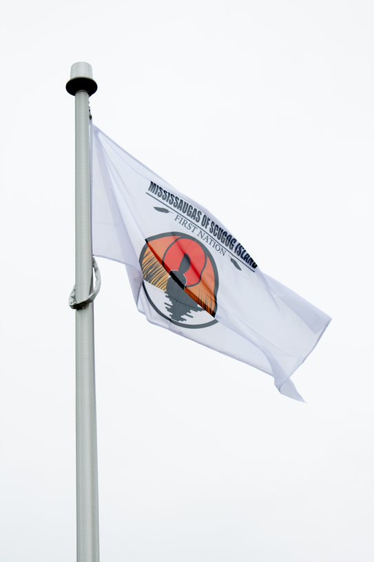 Thank you to Mississaugas of Scugog Island First Nation Chief Kelly LaRocca and the Indigenous community members who joined Regional Chair <a href="/JohnHenryDurham/">John Henry</a> today for the historic flag raising ceremony. <a href="/MSIFN/">MSIFN - Mississaugas of Scugog Island First Nation</a>