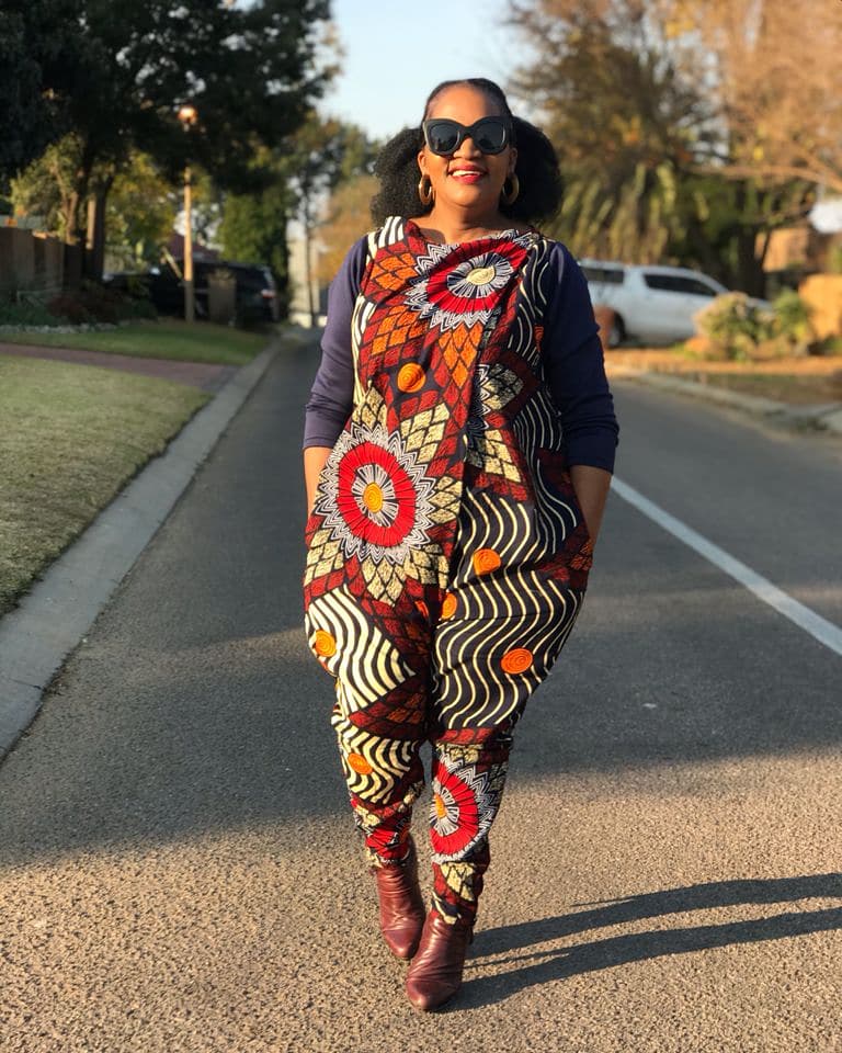 Monday afternoon in a Tsentle jumpsuit. Follow us on Instagram @Tsentle_collection