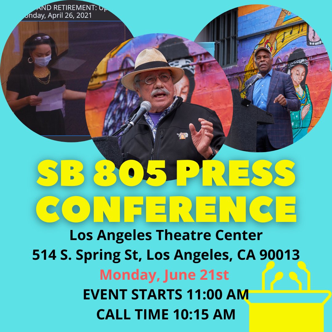 sb1116ca's tweet photo. URGENT! #SB805 needs Los Angeles based &amp; neighboring cities in California to come &amp; support Save the Performing Arts Act of 2021 for a PRESS CONFERENCE this morning 6/21 @ 11am. Can't attend? CALL Assembly Members in the Labor &amp; Arts committees ASAP, SAY: SUPPORT FUNDING #SB805! https://t.co/oPGYMSmSOE