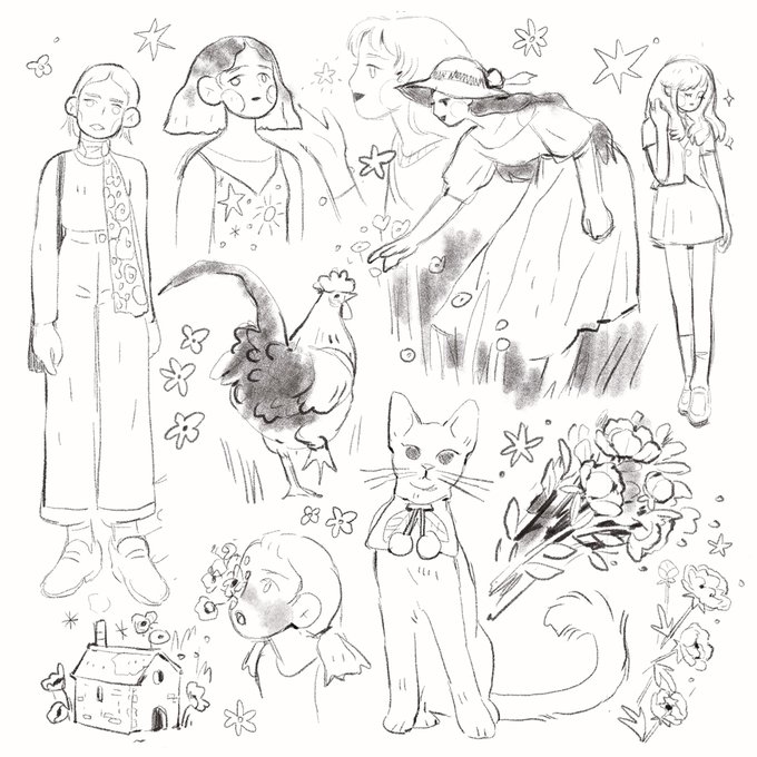 Some sketches for a change 🌼 