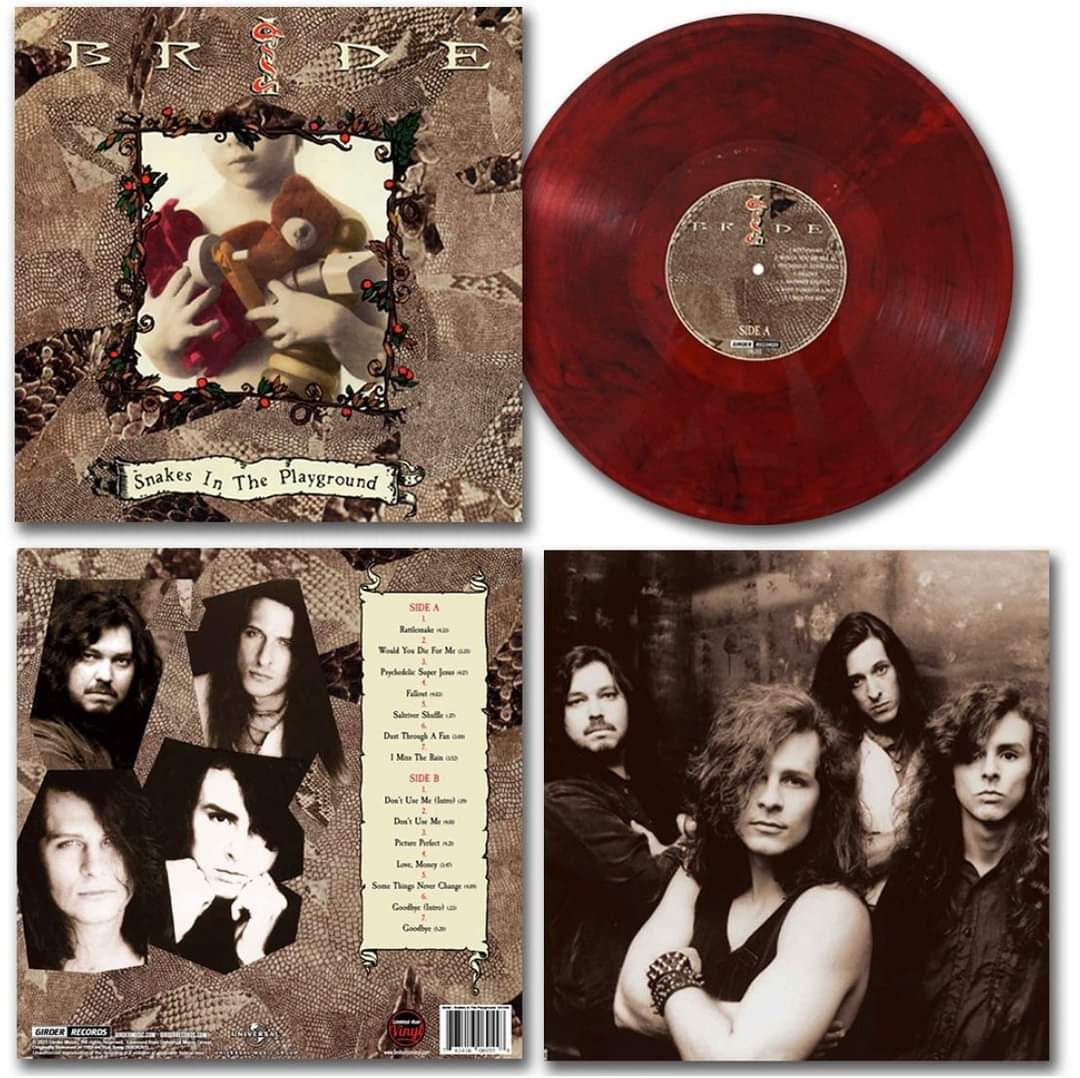 MetalCommunity_'s tweet image. BRIDE - Snakes In The Playground coming very soon to Metal Community! First time ever on vinyl! Limited edition. You can preorder your copy now.