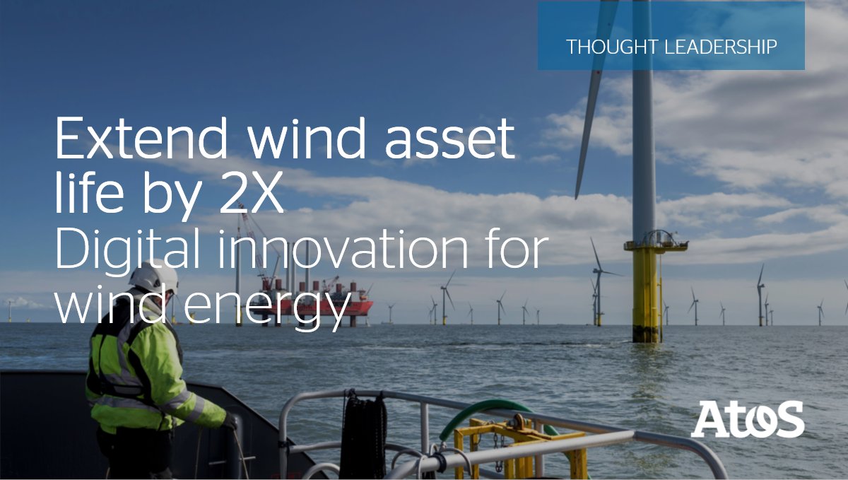 [#AtosEnergyUtilities] Extending the useful life of high-value assets is a must for wind energy companies. See how Atos helps deliver actionable #WindFarm intelligence to optimize operations and production. ▶okt.to/JOl5wF