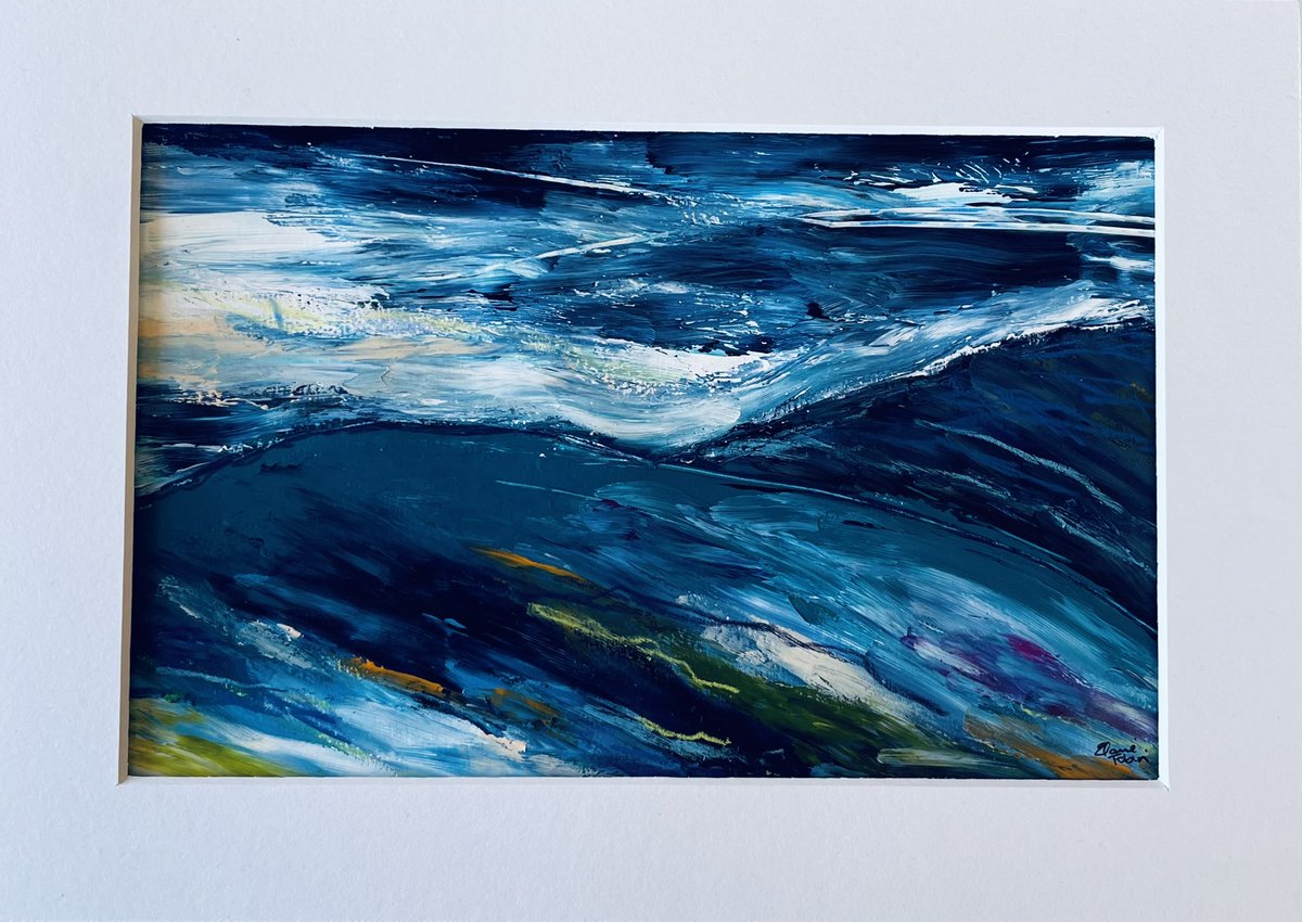 elainetobinart's tweet photo. The abstract landscapes I have been working on are slowly coming together. Have two ready to find their homes and a larger one getting framed in @GalleryGaslamp as I type 😊 #dmifinterested https://t.co/pGs7e5vZcO
