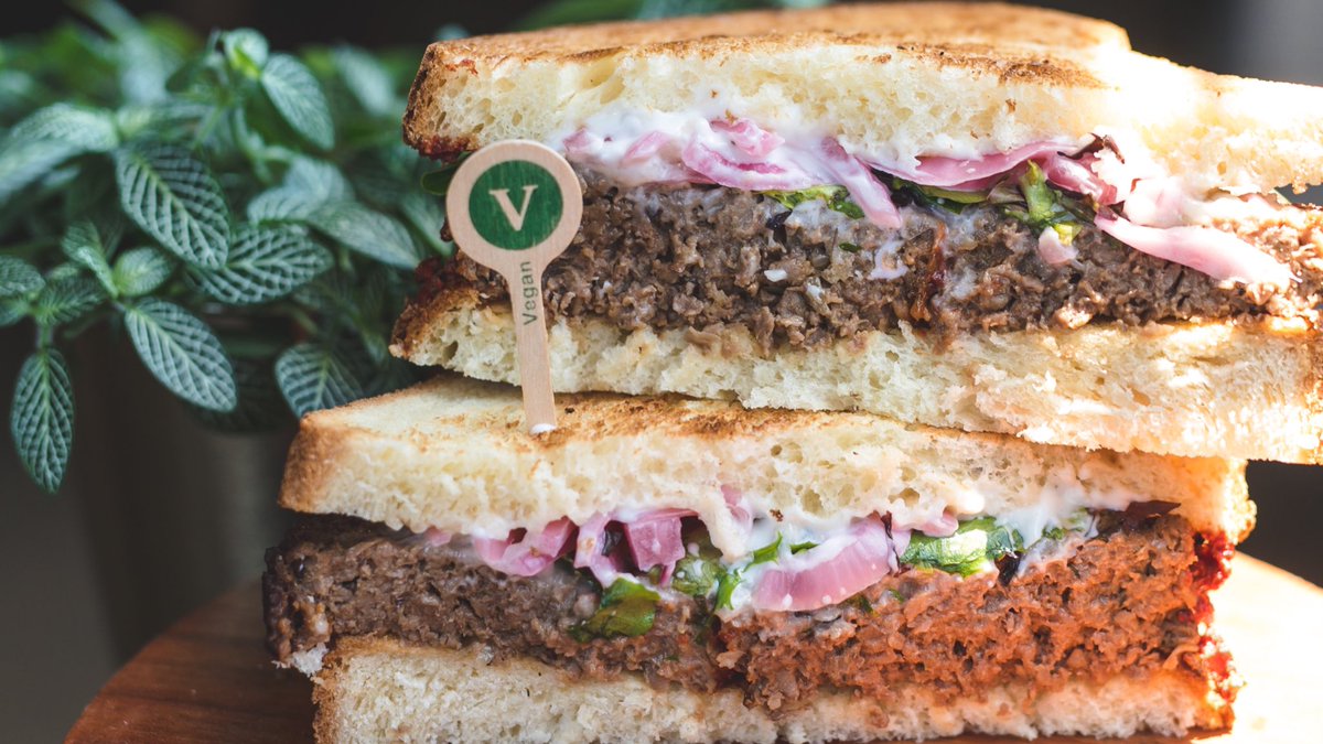 Meatloaf, Smeatloaf, Double-Beetlaof, I h̶a̶t̶e̶ love vegan meatloaf! Try our new #vegan Meatloaf &amp; Spicy Chicken Melt Sandwich early this week while supplies last! Want them to stick around? Let us know! #GhostlightCoffee #DaytonEats