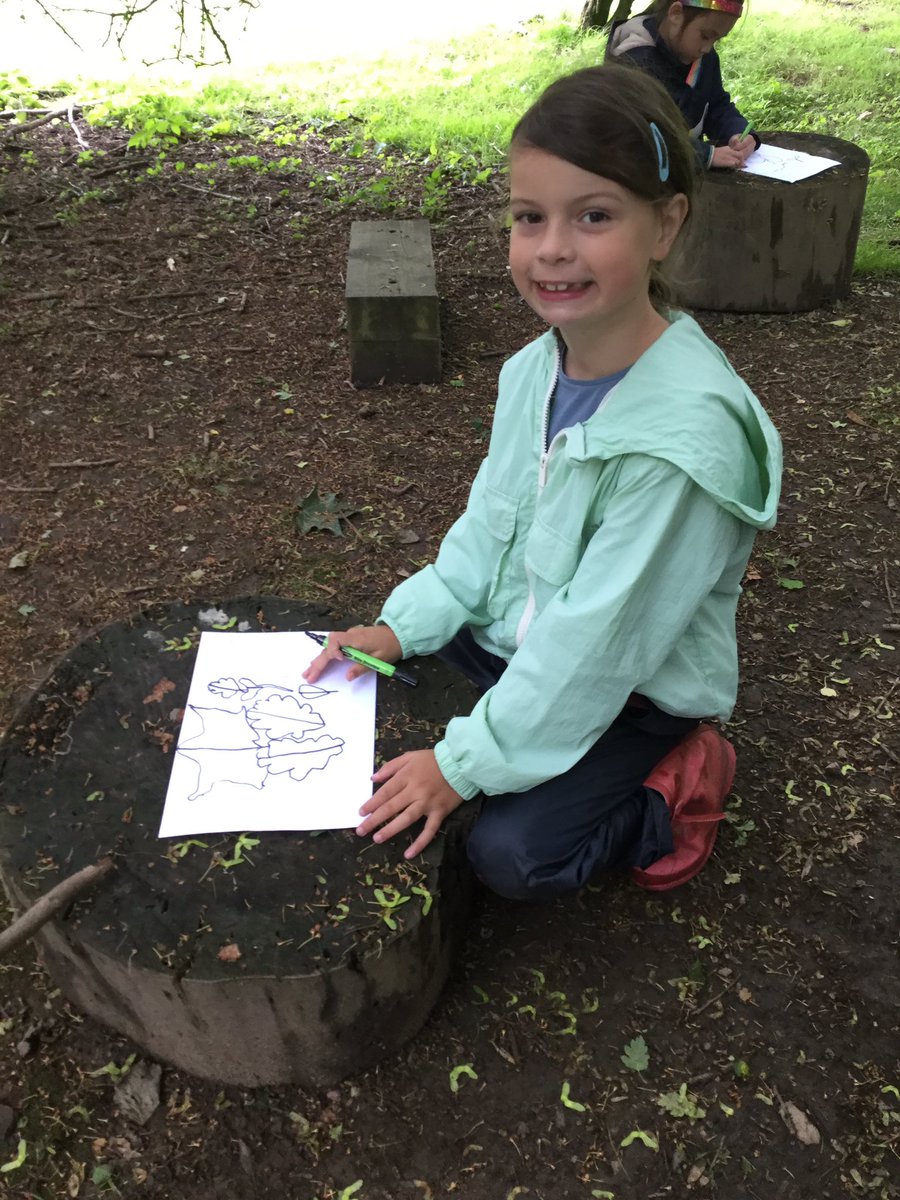 CarrdusYear2's tweet photo. Forest school fun! We've been exploring and identifying different leaves in our grounds this afternoon! #outdoorlearning https://t.co/cK6seroZb4