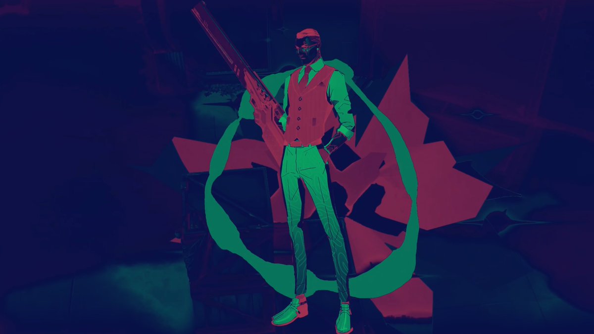 ValorLeaks's tweet photo. The next agent codenamed "Deadeye" has been teased in the One Year Anthem. | #VALORANT https://t.co/ny6tgoKJYF