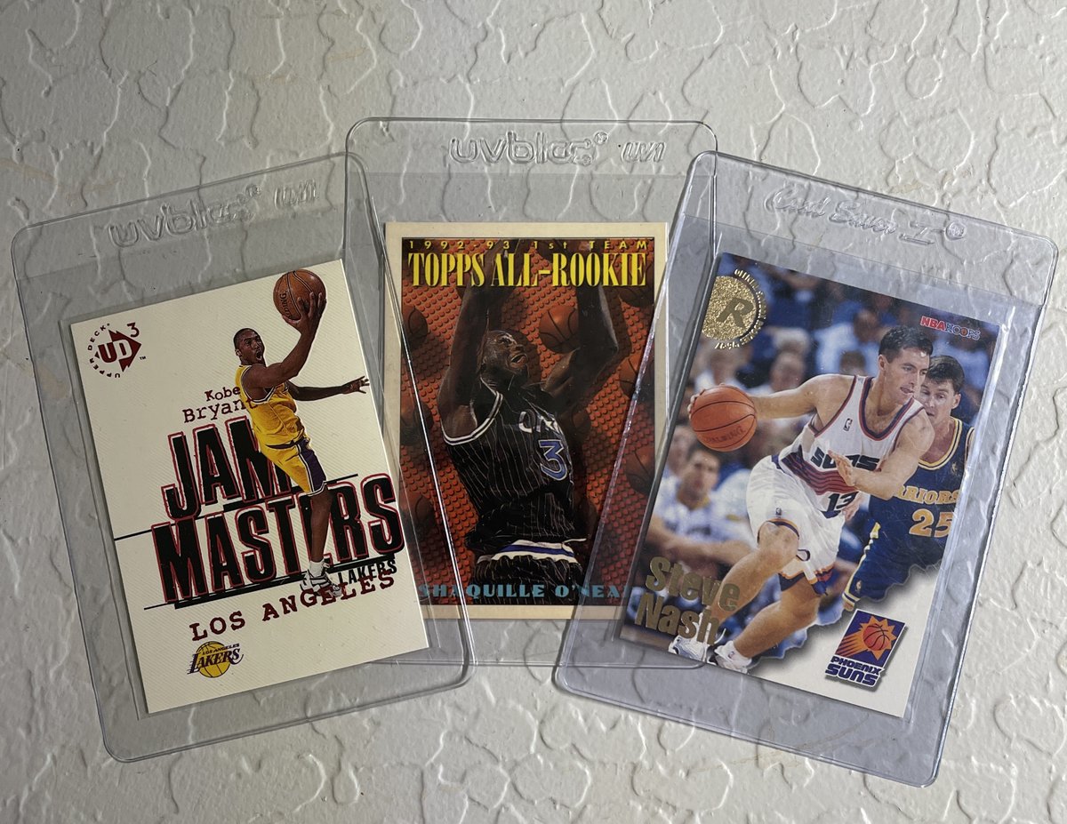 NBA has me hyped.  Giving away some more of my old cards to followers...to enter to win one:  

1.  Follow me so I can DM you
2.  Retweet this post
3.  Like and comment if you so desire

#SportsCards #giveaway #NBAPlayoffs #NBA