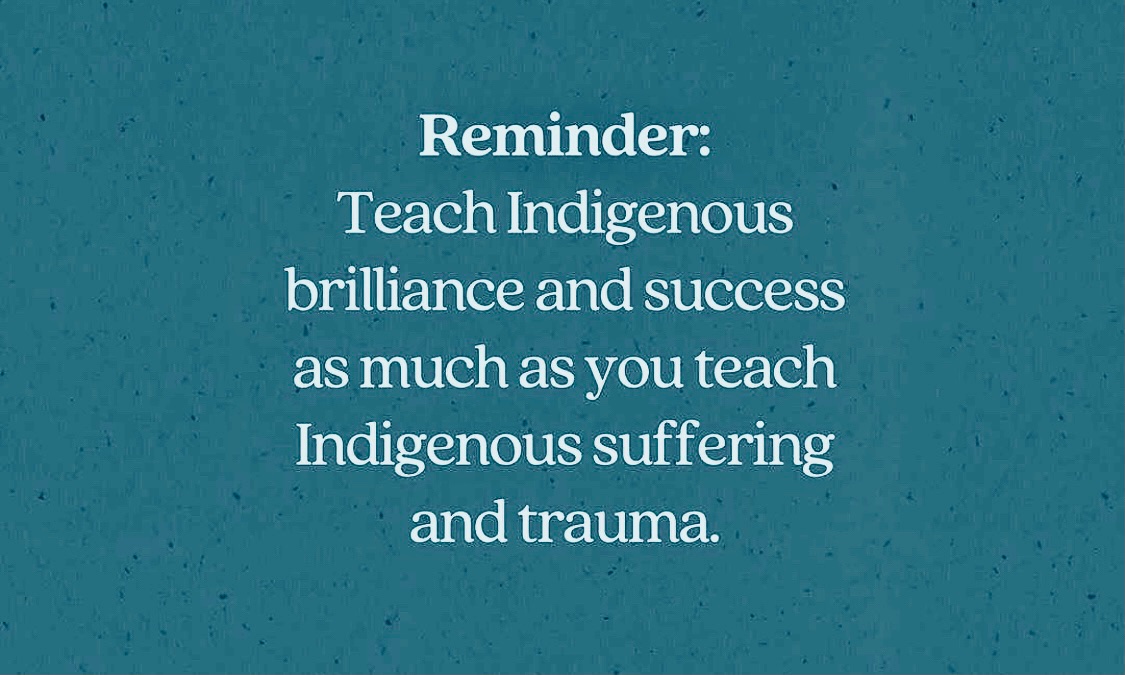 #NationalIndigenousPeoplesDay