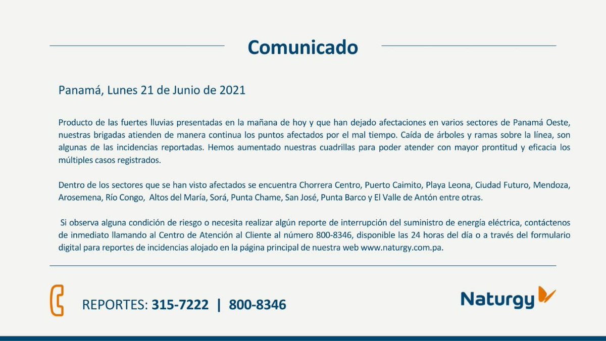 Naturgy Panamá tweet media