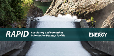 OpenEnergyInfo's tweet photo. Navigate the #regulation and #permitting processes behind #hydropower #development at with the #RAPIDtoolkit.  Learn more at next month’s @ENERGY #RAPIDtoolkit webinar, July 8 from 1–2:30 p.m. ET.  Register: https://t.co/c05tlNGGEh https://t.co/DPDlKKsRHx
