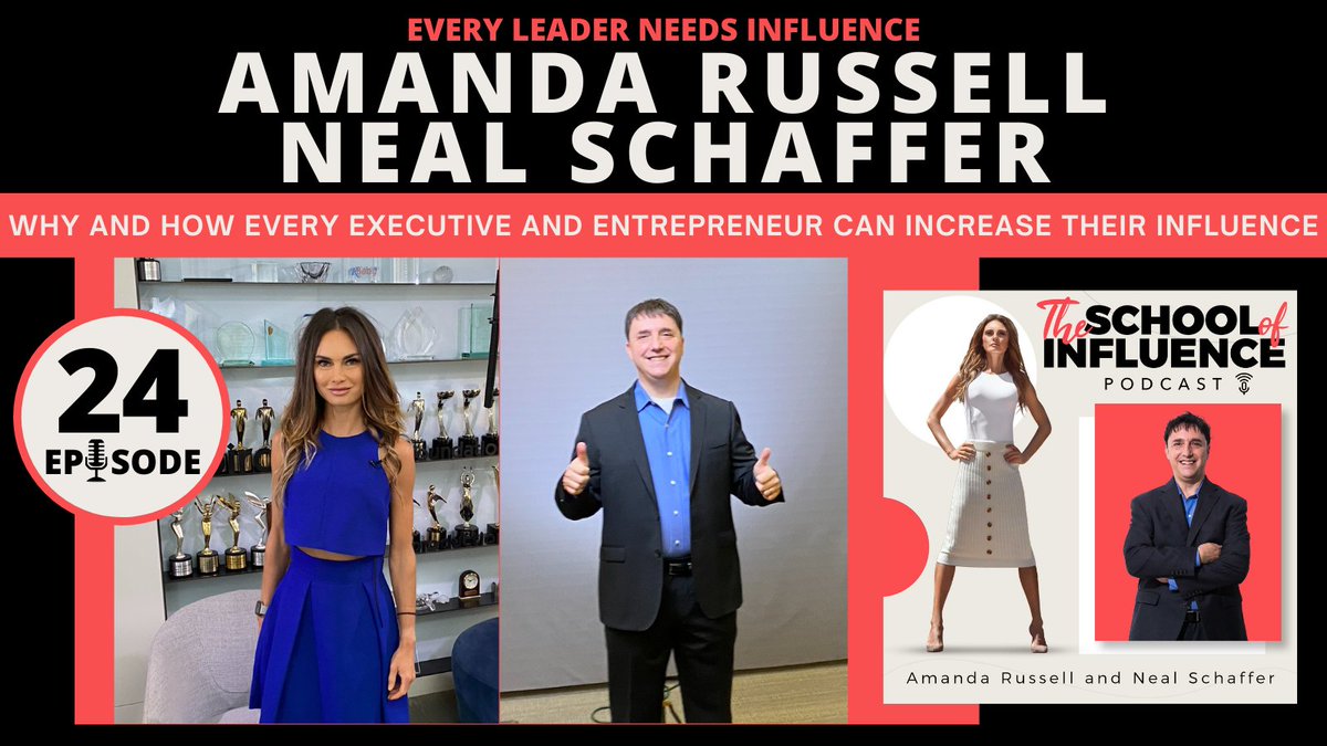 InfluencercodeU's tweet photo. With this week's #SchoolofInfluence Podcast, @NealSchaffer and I opted for a real discussion on how YOU can boost your #influence. Listen at https://t.co/mTnmpuQpII to get #motivated &amp; find some #InfluenceInspiration. 

#InfluencerMarketing #SocialDisruptors #SocialLeaders https://t.co/bHXqBkHzIi