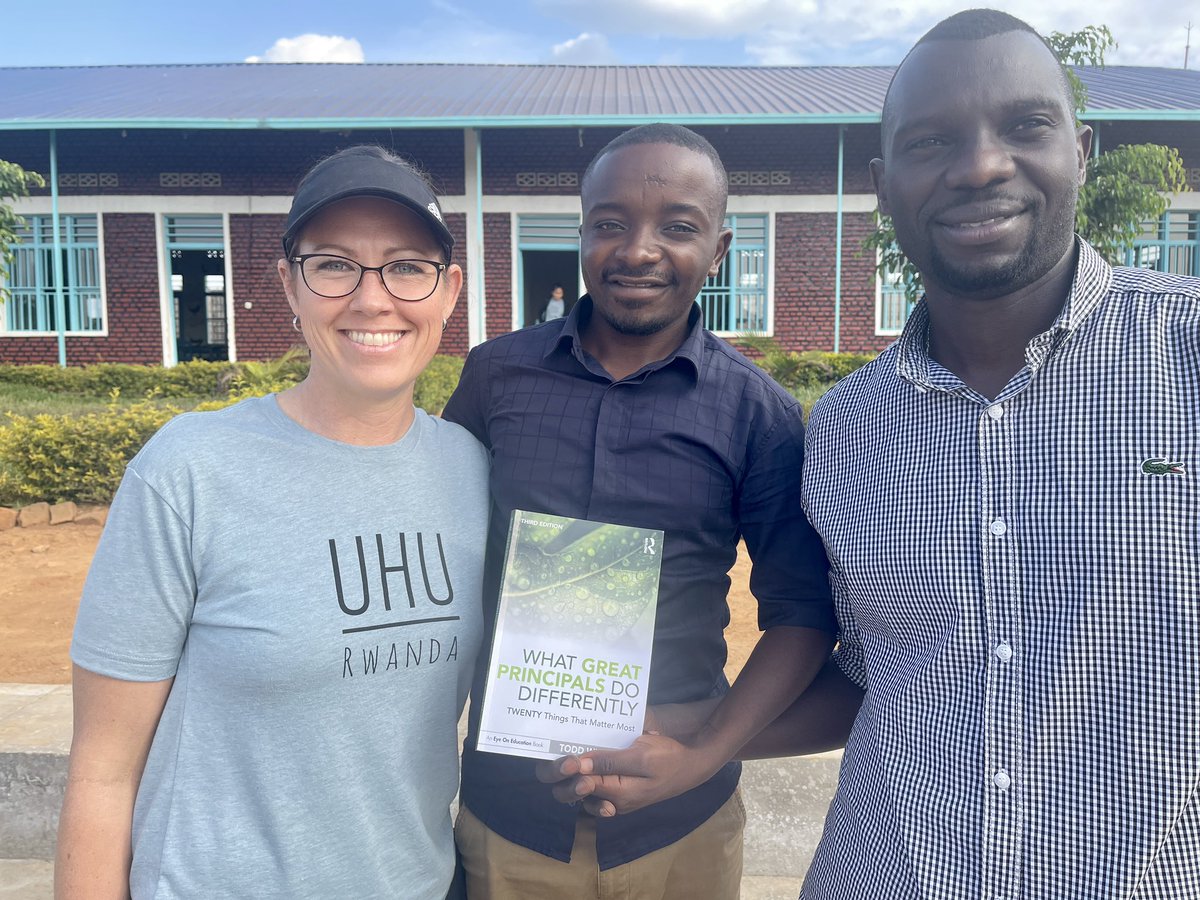In my favorite place (Rwanda) with some of my favorite people doing leadership training. What great Headmasters/Principals do differently. These are two of the best, and it’s a joy to serve with them.