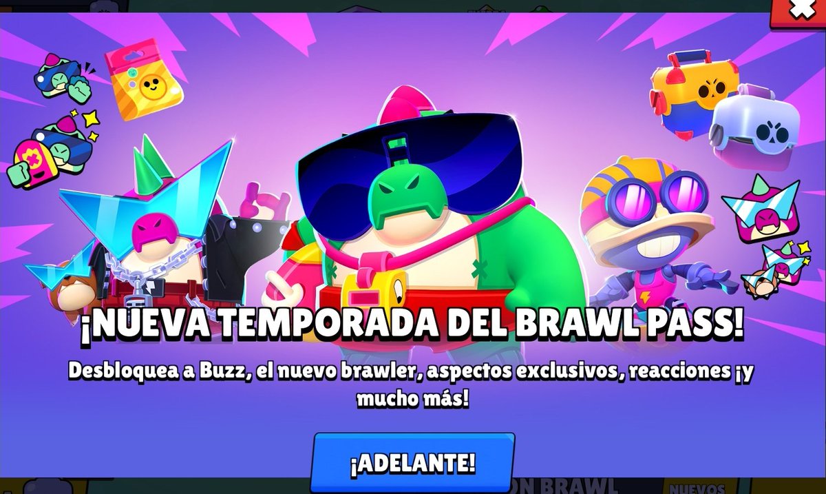 ¡Buenos días!

Amanecemos con la nueva temporada de #BrawlStars. 😍
