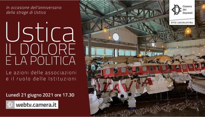 Montecitorio's tweet photo. In corso l'incontro "#Ustica Il dolore e la politica - le azioni delle associazioni e il ruolo delle Istituzioni". Interviene il Presidente @Roberto_Fico. Diretta https://t.co/jCmKGs77dv e WebTv: https://t.co/8oCP1WmGWP #CameraIncontri https://t.co/GylQw6rdRU