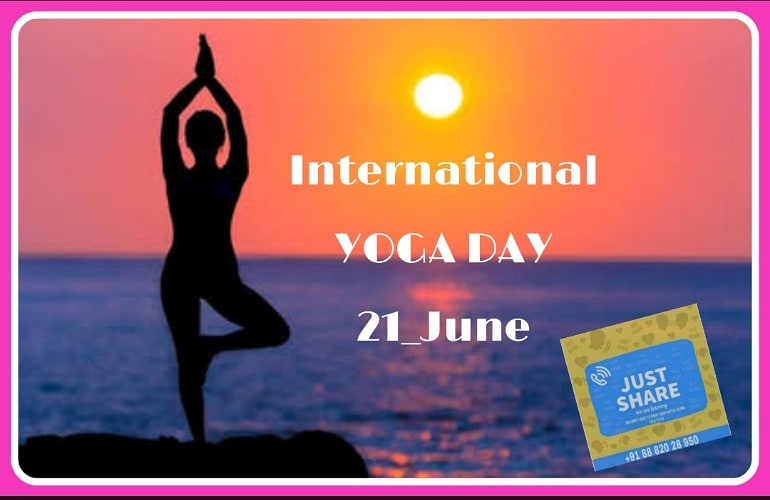International Yoga Day

Mental Health counseling

#justshare 
#InternationalDayOfYoga
#YogaForHealth
#YogaDay
#YogaDay2021
#yoga
#योगदिवस
#YogaAsanaswithSBI
#योगी_जीवनदान_है
#योग