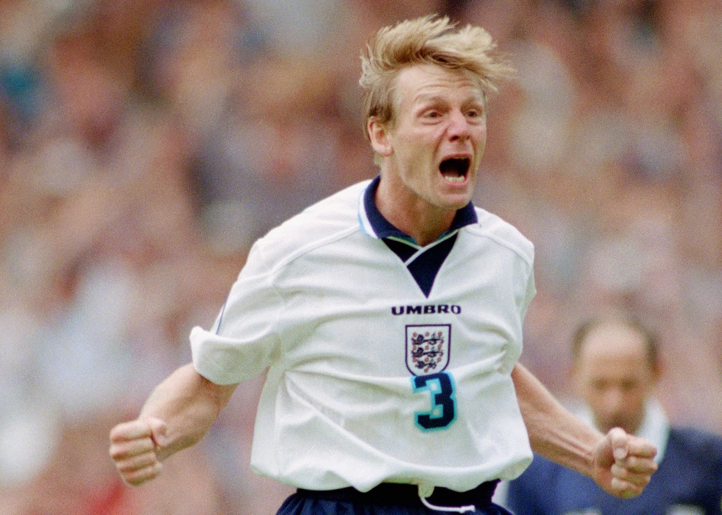 NFFC_live's tweet photo. 📆  On this day 25 years ago, Stuart Pearce produced this iconic celebration after his penalty vs Spain at Euro 96. What a moment of redemption. #NFFC 💪🏴󠁧󠁢󠁥󠁮󠁧󠁿 https://t.co/k20On5xFas