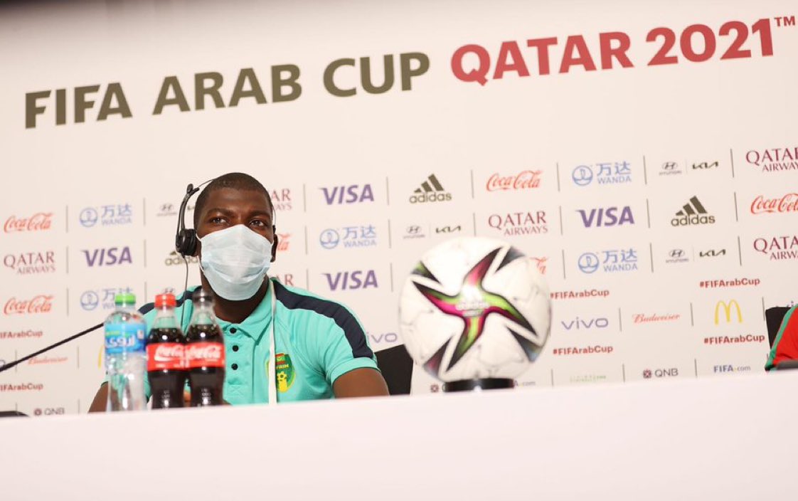 آدما با لاعب منتخب موريتانيا نملك مقومات الفوز وهدفنا العبور الى نهائيات كأس العرب FIFA قطر2021