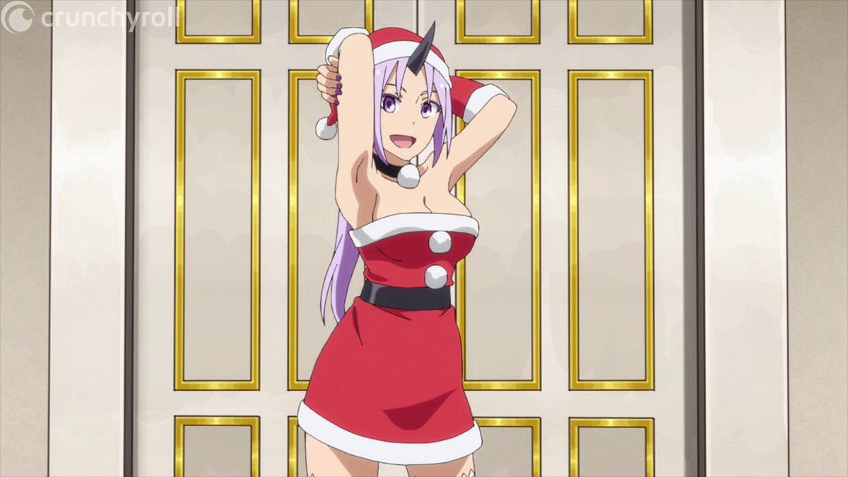 SlimeAnime's tweet photo. Santa Shion 😍 https://t.co/zIVnNoYxFG