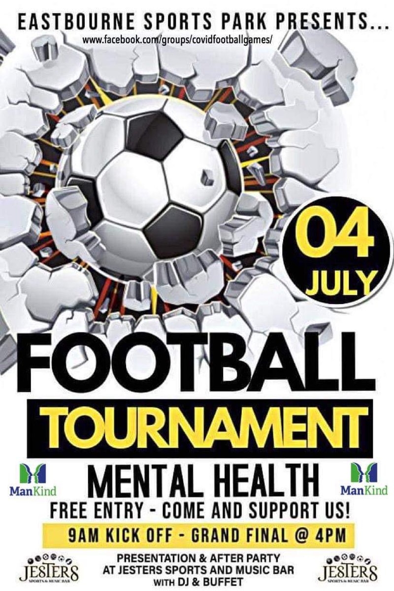 StagecoachSE's tweet photo. Jake Smith, a relief controller at #Eastbourne bus depot, has helped organise a Charity Football Tournament that will take place at @SportEastbourne on Sunday 4 July - all proceeds will go to ManKind, a local men's mental health charity. For more info> https://t.co/PitQYheDQU https://t.co/KpzulxGPl8