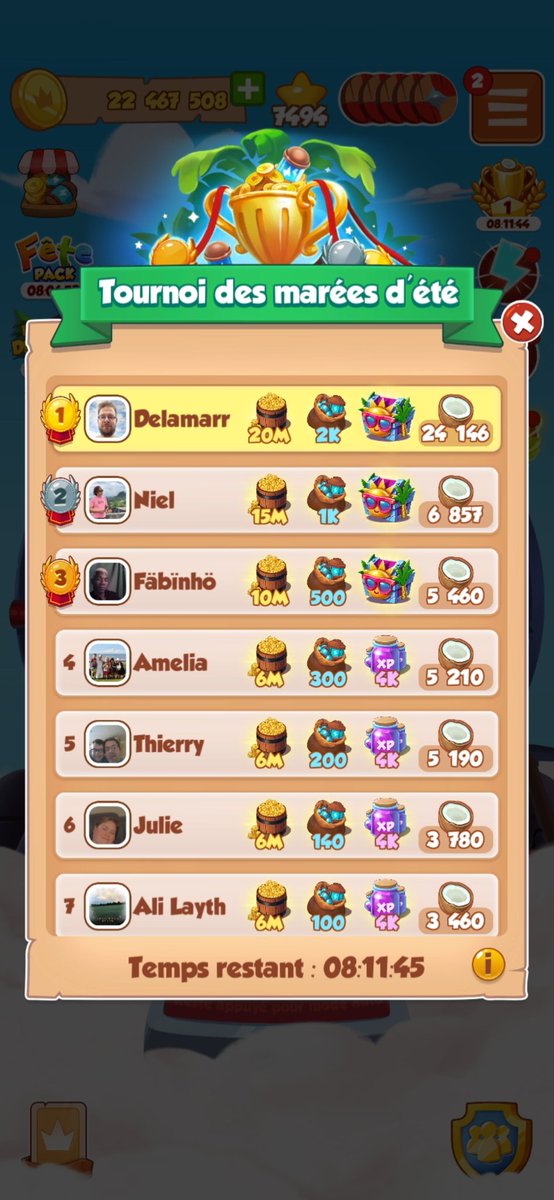 La chance est passée par la <a href="/CoinMasterGame/">Coin Master</a> !