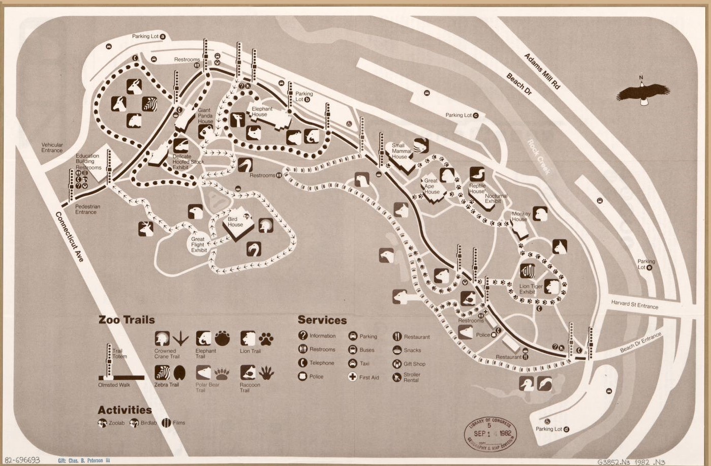 smithsonian national zoo map