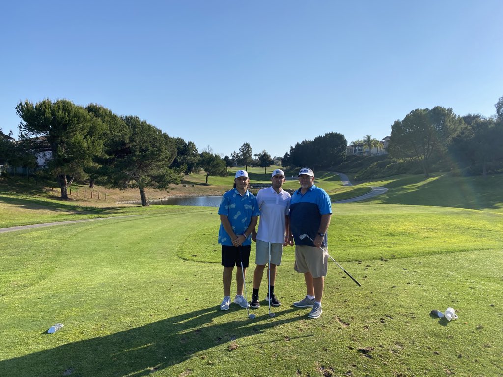 On days like this is when I miss you the most Dad!!! Thanks for the great day on the course boys.