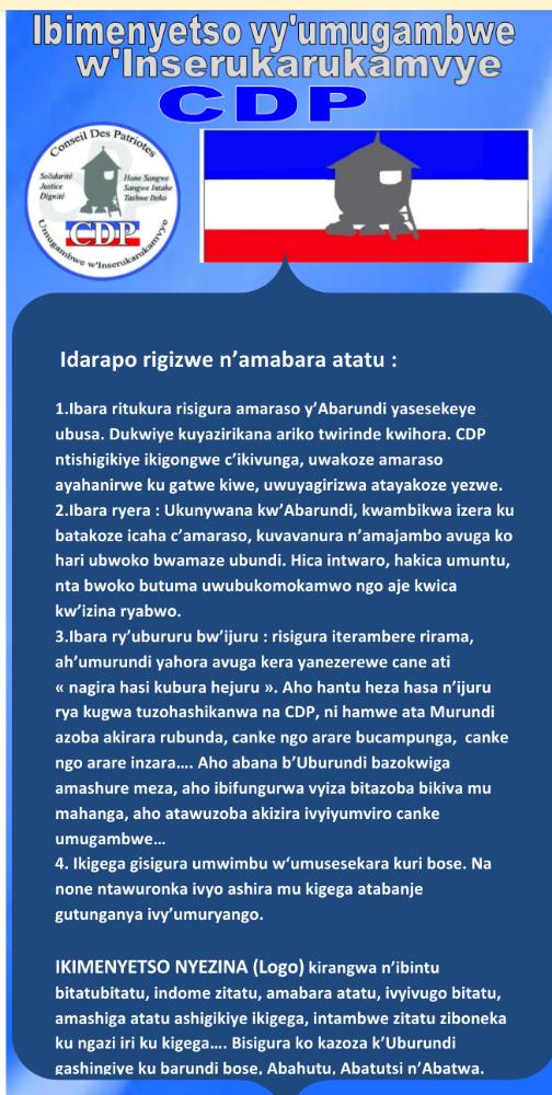 CDP-Burundi tweet media