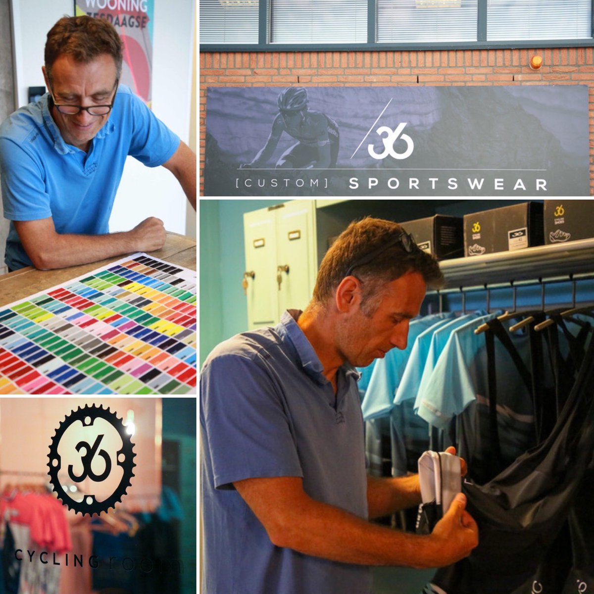 _cyclechallenge's tweet image. Vandaag waren we bij @36cycling voor onze nieuwe kledinglijn. We hebben de uitgangspunten voor het ontwerp besproken en de kwaliteit van de kleding bekeken. Binnenkort presenteren we het ontwerp van onze nieuwe fietskit! Stay tuned…