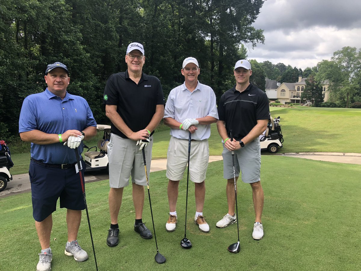 ATPConnect's tweet photo. Checked in with these foursomes, watch out they all have mulligans to spare! #fore #leaderboard #ATPCIOGolf @NCRCorporation @Guidepoint @kindredathome @DIVERSANT_LLC @owensandminor @ManhAssocNews https://t.co/o2oeWrfueD
