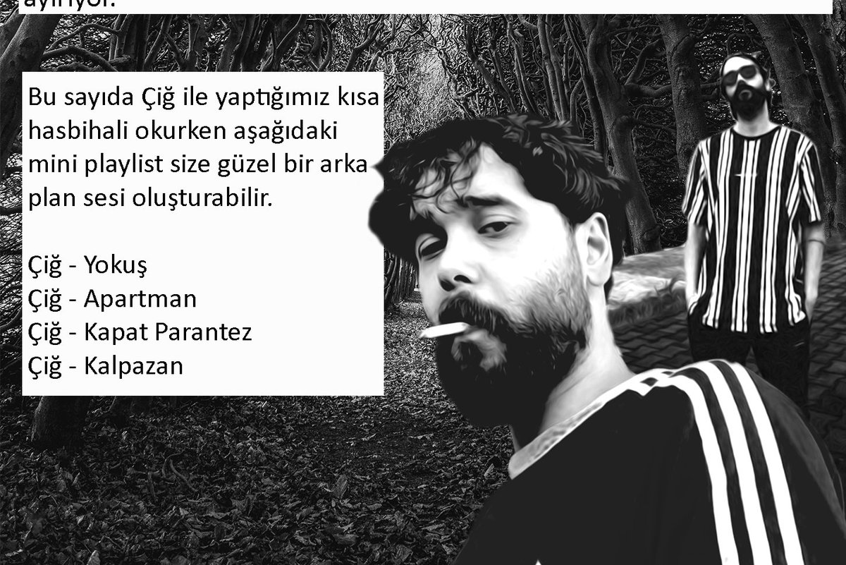 VoidZine's tweet photo. Son sayıda vuku bulan Çiğ röportajımızın tamamını profildeki linkten okuyabilirsiniz https://t.co/PwSUMmR39I