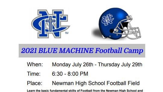 NewmanCCHS's tweet photo. Please take note! #rollonbluemachine #GoComets https://t.co/w6nJNo0x58
