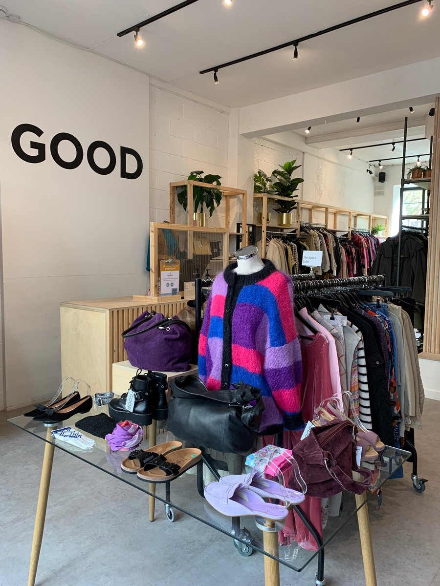 Our beautiful Queensway shop, where Good began 🥰 Find amazing vintage, preloved accessories and a great selection of menswear (address in bio).

#goodlondon #sustainable #recycleyourclothes #recycle #sustainablestyle #ethicalfashion #loveyourclothes #buywell
