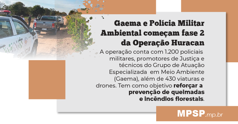 mpsp_oficial's tweet photo. A @PMAmbientalSP e o #MPSP, por meio do #Gaema, realizam nesta semana a #OperaçãoHuracánII em todo o Estado. Será feita nova fiscalização nos alvos da primeira fase para verificar a manutenção ou adequação à legislação vigente das áreas irregulares. https://t.co/QlAtJ0CNII https://t.co/yu2OoHLb13